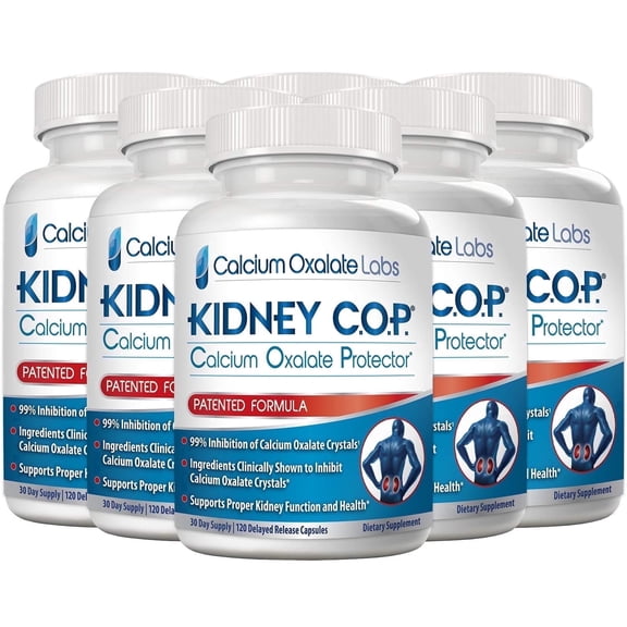 Kidney COP Patented Supplement for Calcium Oxalate Stones