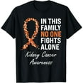 thumbnail image 1 of Kidney Cancer Awareness Orange Ribbon T-Shirt, 1 of 3