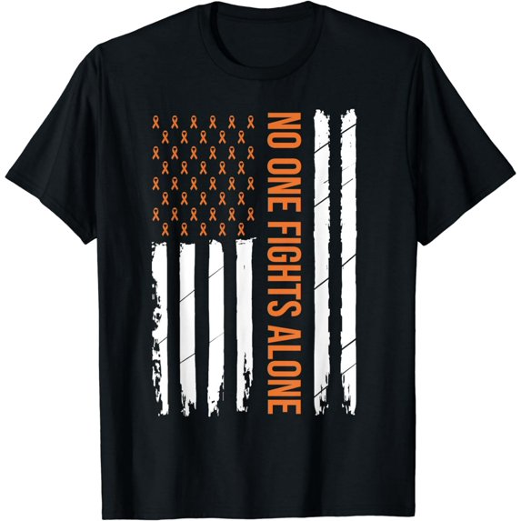 Kidney Cancer Awareness Orange Ribbon T-Shirt