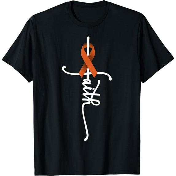 Kidney Cancer Faith Kidney Cancer Awareness March Support T-Shirt