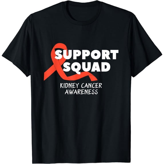 Kidney Cancer Support Squad Kidney Cancer Awareness T-Shirt