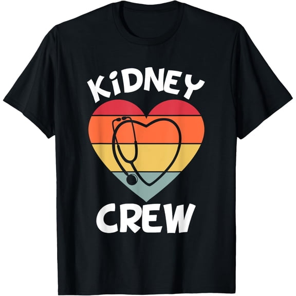 Kidney Crew Dialysis Team Dialysis Tech Nephrology Nurse T-Shirt mens t shirt，black，women，funny，misfits，men，journey