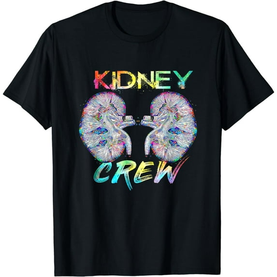 Kidney Crew Nephrology Nurse Team Renal Dialysis Technician T-Shirt mens t shirt,black,women,funny,misfits,men,journey