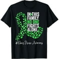 thumbnail image 1 of Kidney Disease Awareness Month Green Ribbon Butterflies T-Shirt, 1 of 4