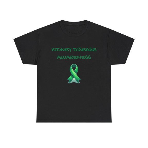 Kidney Disease Awareness, Unisex Heavy Cotton Tee, Organ Donor