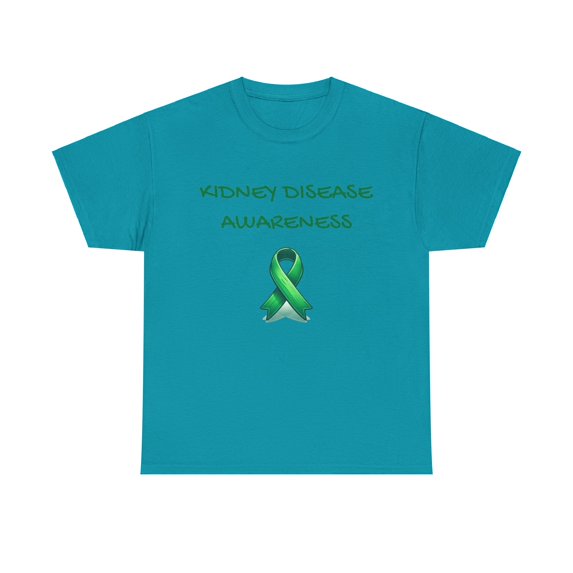 Kidney Disease Awareness, Unisex Heavy Cotton Tee, Organ Donor