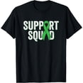 thumbnail image 1 of Kidney Disease Support Squad - Green Awareness Ribbon T-Shirt, 1 of 2