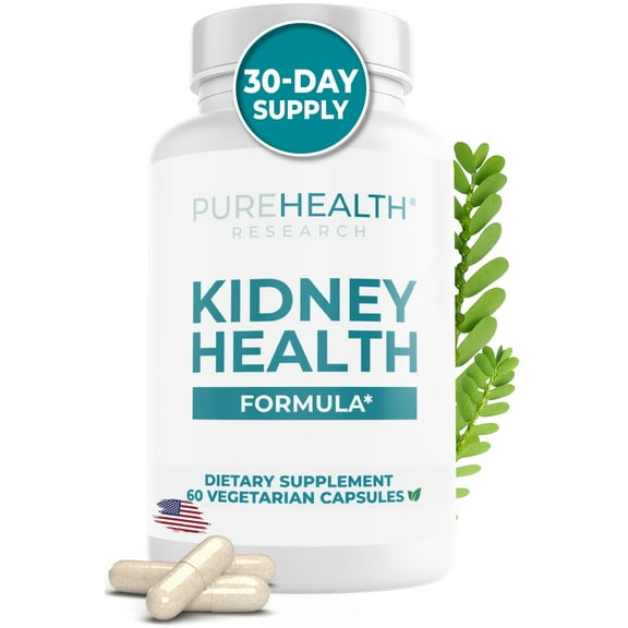 Kidney Health, Complete Kidney Cleanse Supplement with Chanca Piedra by PureHealth Research