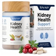 Snap Supplements Kidney Wellness Support with Uva Ursi and Cranberry, 60 Capsules, Dietary Supplement for Adults, Easy-to-Use Capsule Format, Designed for supports kidney and urinary wellness