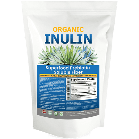 Kidney Restore Organic Agave Inulin Fiber Powder Digestive Supplement, 3 lbs – Healthy Gut, Bloating Relief, Natural