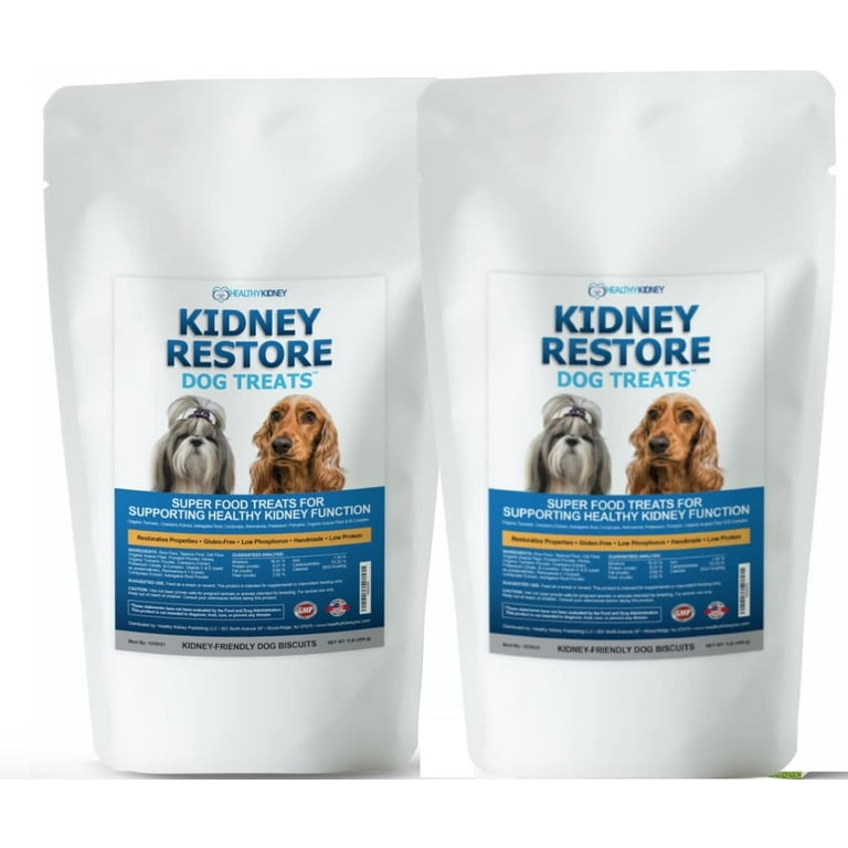 Kidney Restore Low Protein Dog Treats (2 Pack) for Kidney Health