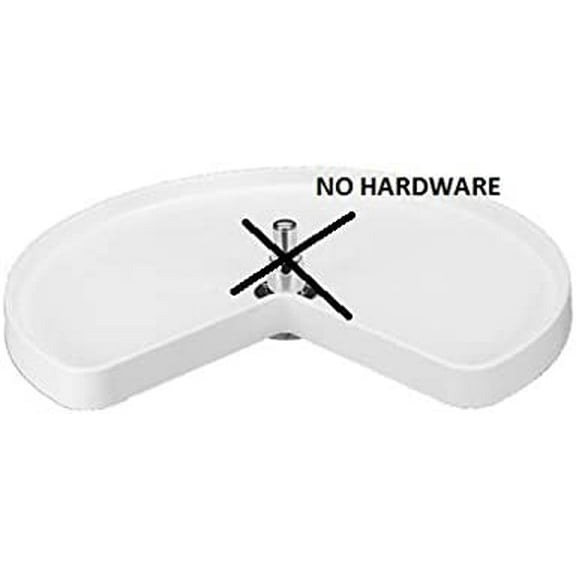 Kidney Shape RAS Polymer Single Shelf Corner Lazy Susans - 6471-28-11-52 - 28" D