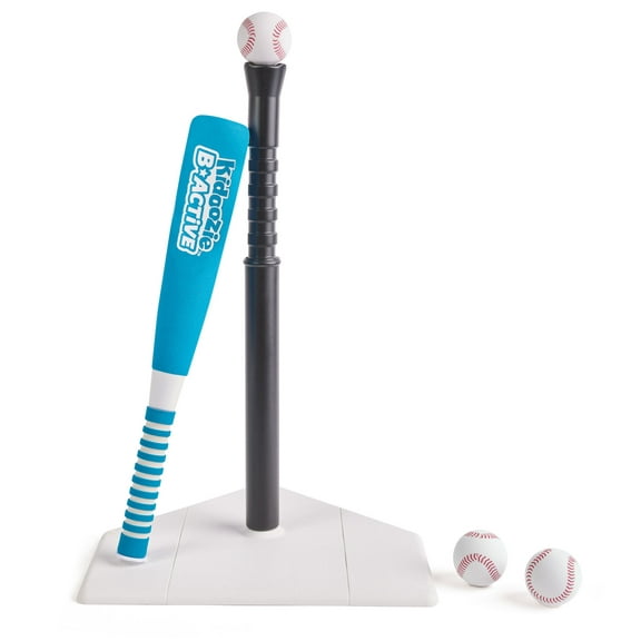 Kidoozie B-Active EZ-Adjust T-Ball Set for Outdoor Play, Activity & Exercise, Height Adjustable, Ages 3+