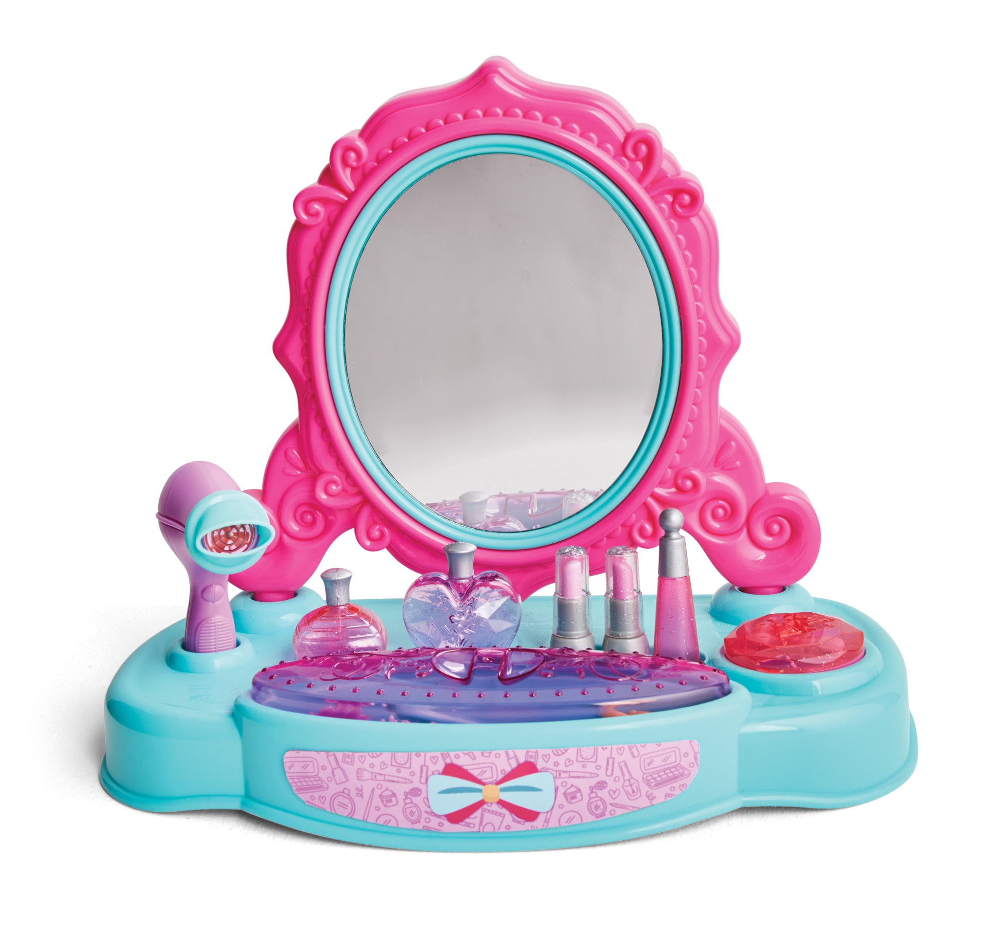 Kidoozie Glamour Girls Styling Center, Pretend Play Cosmetics and