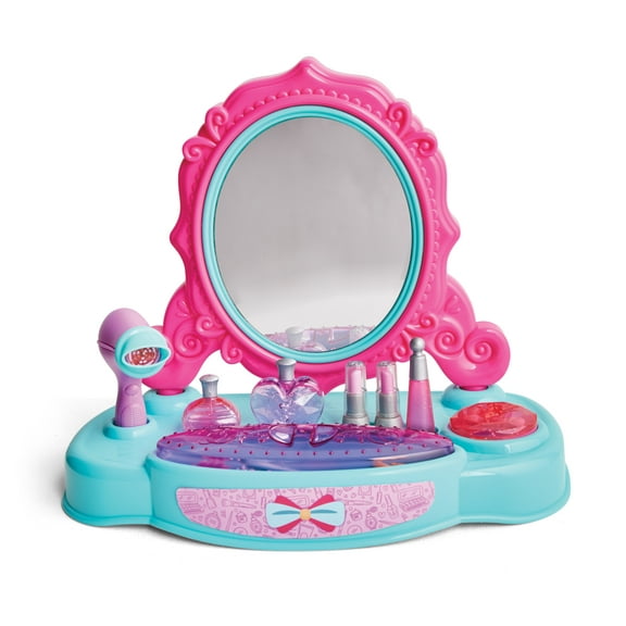 Kidoozie Glamour Girls Styling Center, Pretend Play Cosmetics and Beauty Set, Ages 2+
