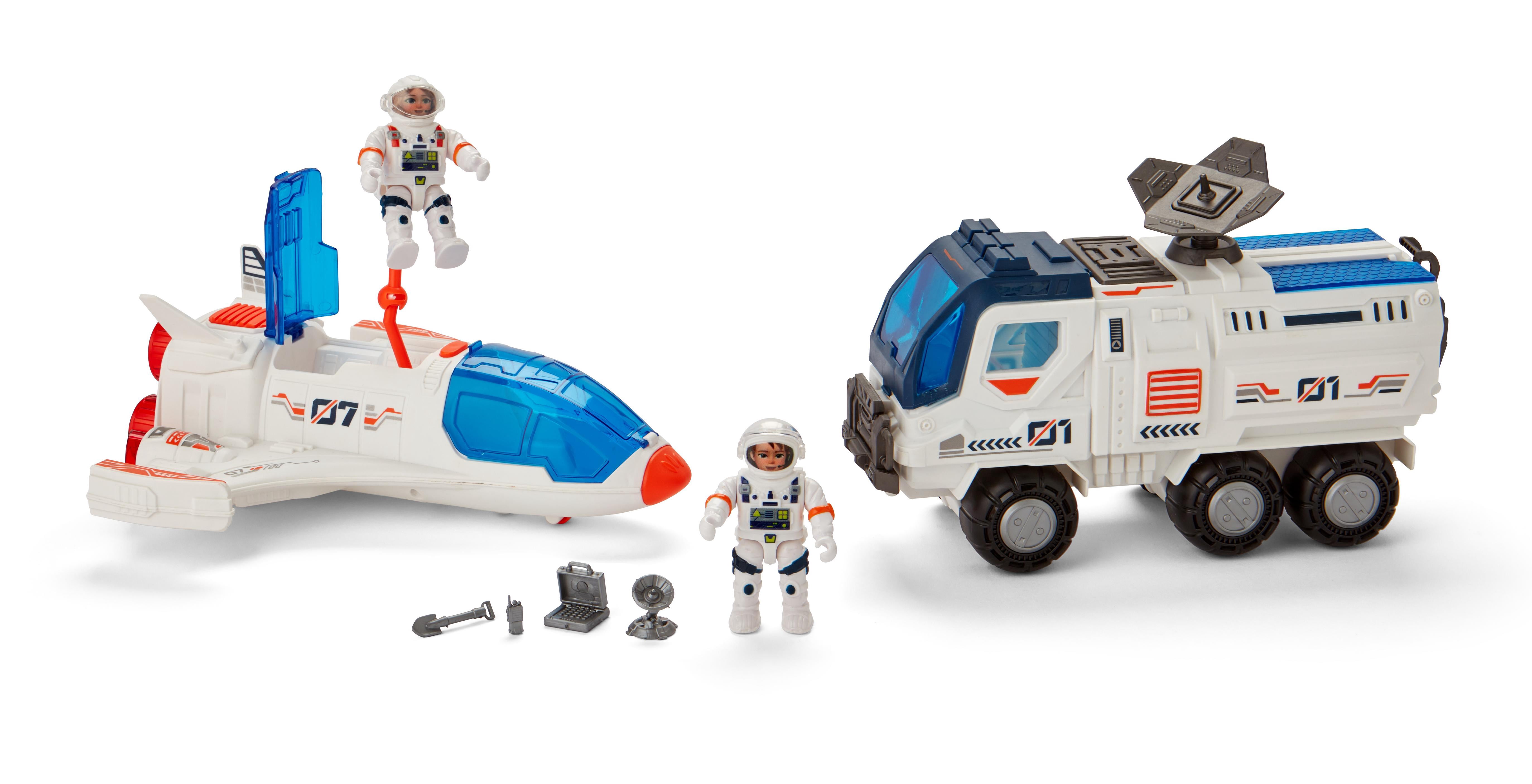 Kidoozie Interstellar Shuttle Mission – Shuttle, Space Rover, Astronauts & Accessories – Ages 3 Years+