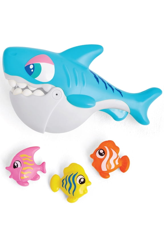 Splish n Splash Chomping Shark, Bathtime Tub Toy for Toddlers Ages 2+