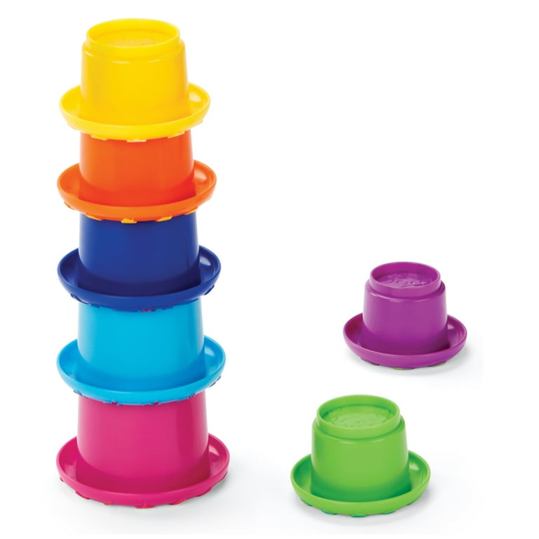 Kidoozie Stack N Nest Cups, Developmental Toy for Infants and