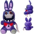 thumbnail image 2 of FNAF Withered Bonnie Plush - 11" Purple Bunny Doll From Security Breach / Sister Location 2 of 5