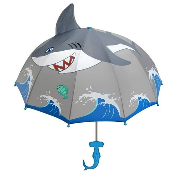 Kidorable UMB-SHARK 100 Percent Nylon Grey Shark Umbrella