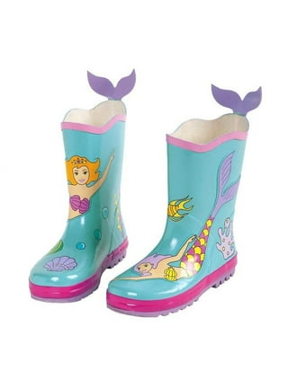 Mermaid Rain Boots