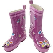 Kidorable purple butterfly rain boots 7