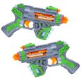 thumbnail image 1 of Kidplokio 2pk Green Sonic Space Blaster Toy Lights Sounds Boys 3 and Up, 1 of 11