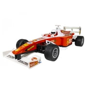Kidplokio Racecar Formula 1 Style Jumbo Pull Back Friction Car, Red, Boys Ages 3+
