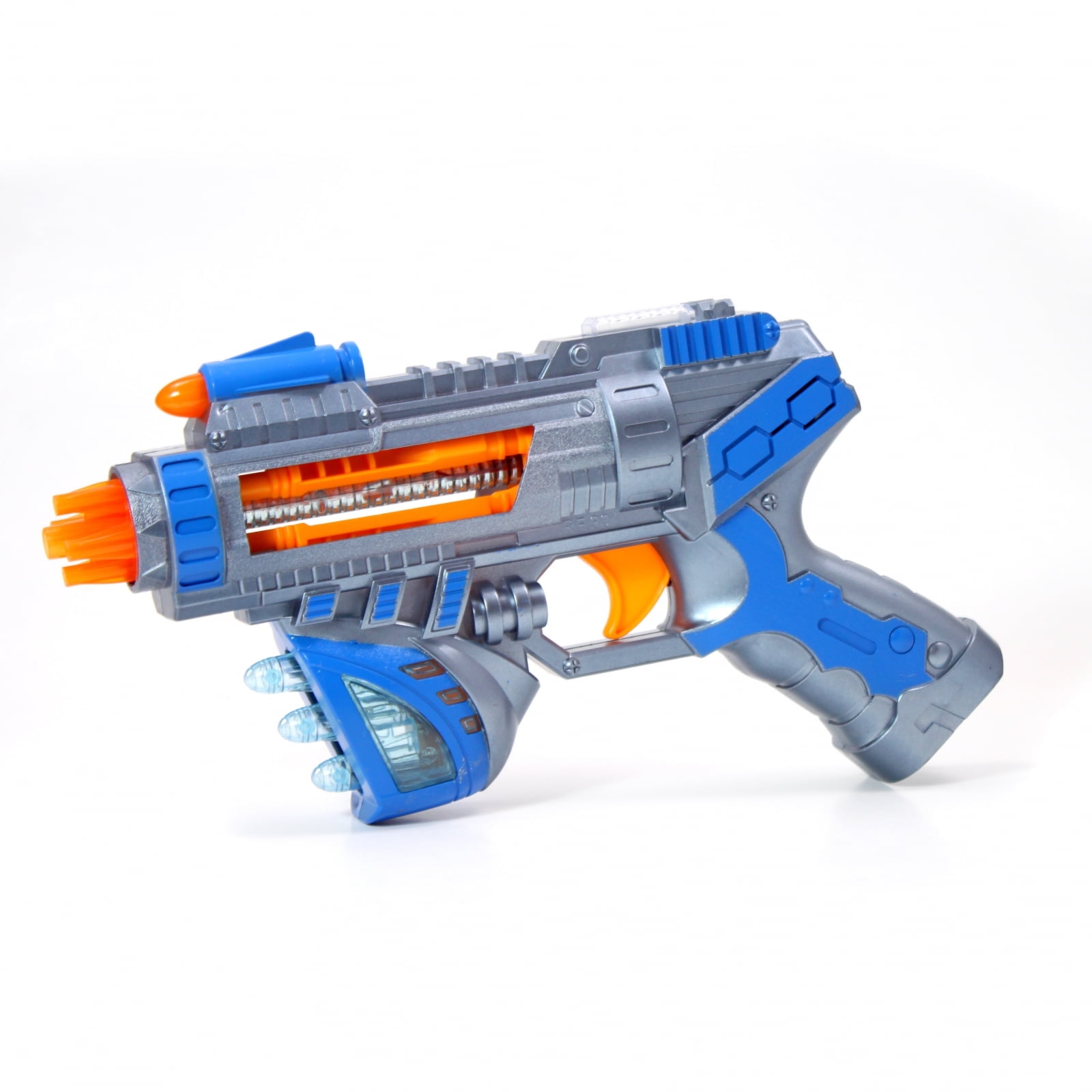 Kidplokio Sonic Space Blaster Toy Gun with Flashing Lights and Sounds Boys Ages 3 to 8 Blue