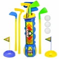 thumbnail image 1 of Kidplokio Toddler Indoor Toy Golf Caddy Set, Blue Ages 3 to 8, 1 of 7