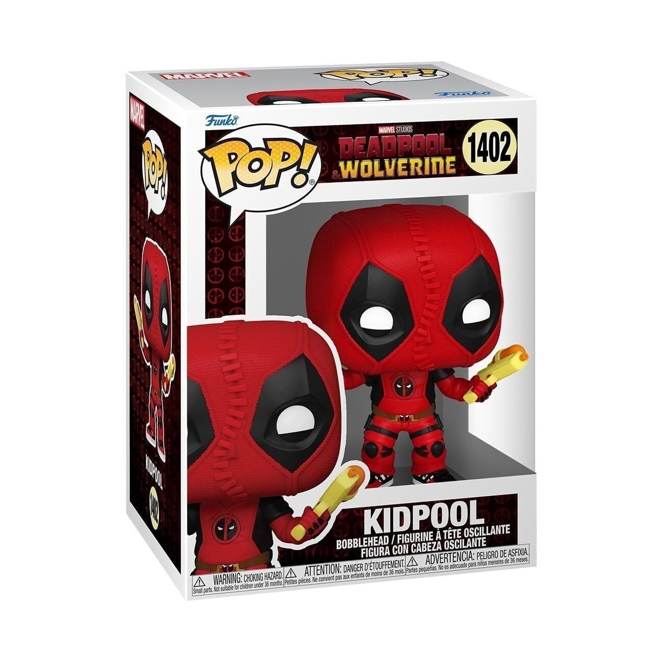 Kidpool Red and Black Vinyl Collectible Figure