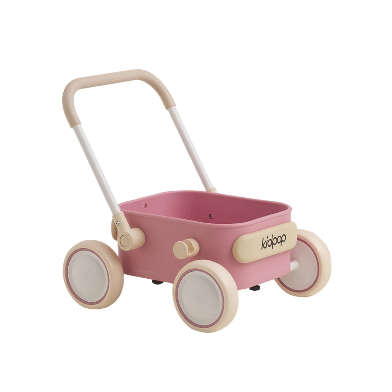 Kidpop PULA Baby Push Walker with Wheels Toddler Wagon for First Learner Baby Toys 6-12 Months, 1 Year Old Birthday Gifts, Indoors and Outdoors