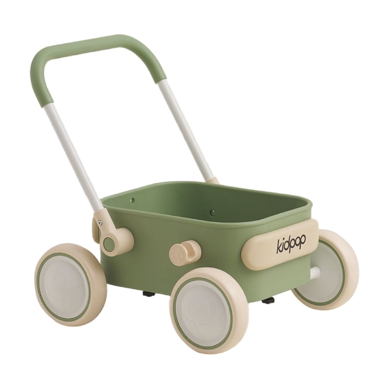 Kidpop PULA Baby Push Walker with Wheels Toddler Wagon for First Learner Baby Toys 6-12 Months, 1 Year Old Birthday Gifts, Indoors and Outdoors