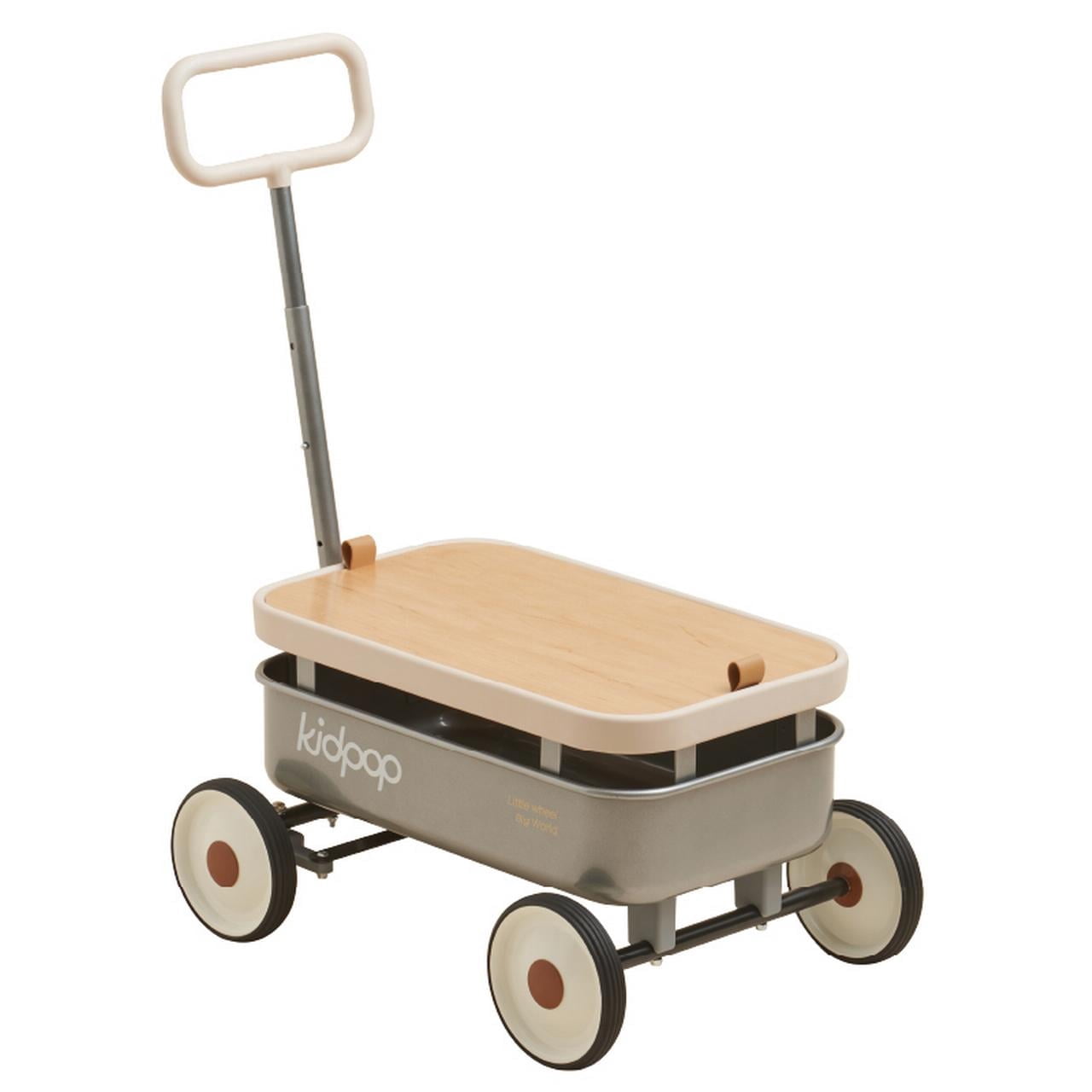 Kidpop PULA Wild 3-in-1 Kid's Pull-Along Wagon Toddlers Push Walker for 2.5-8 Years Old