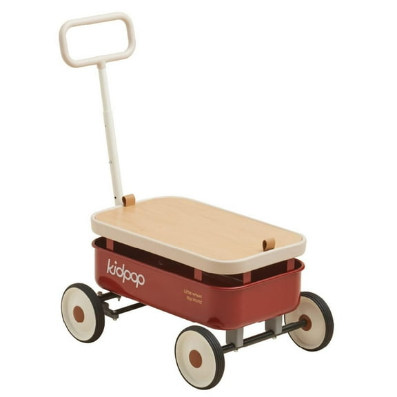 Kidpop PULA Wild 3-in-1 Kid's Pull-Along Wagon Toddlers Push Walker for 2.5-8 Years Old