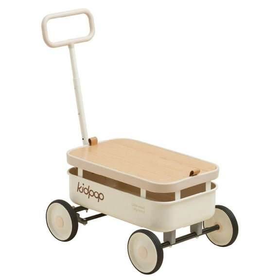 Kidpop PULA Wild 3-in-1 Kid's Pull-Along Wagon Toddlers Push Walker for 2.5-8 Years Old