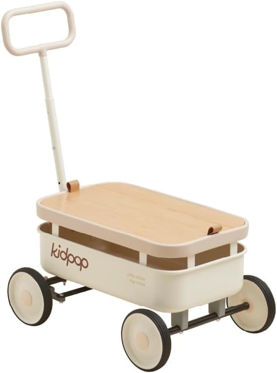 Kidpop PULA 2-in-1 Lauflernwagen Für Babys – Push & Pull Spielzeug, Faltbar, Wasserfest & Rutschfeste Reifen