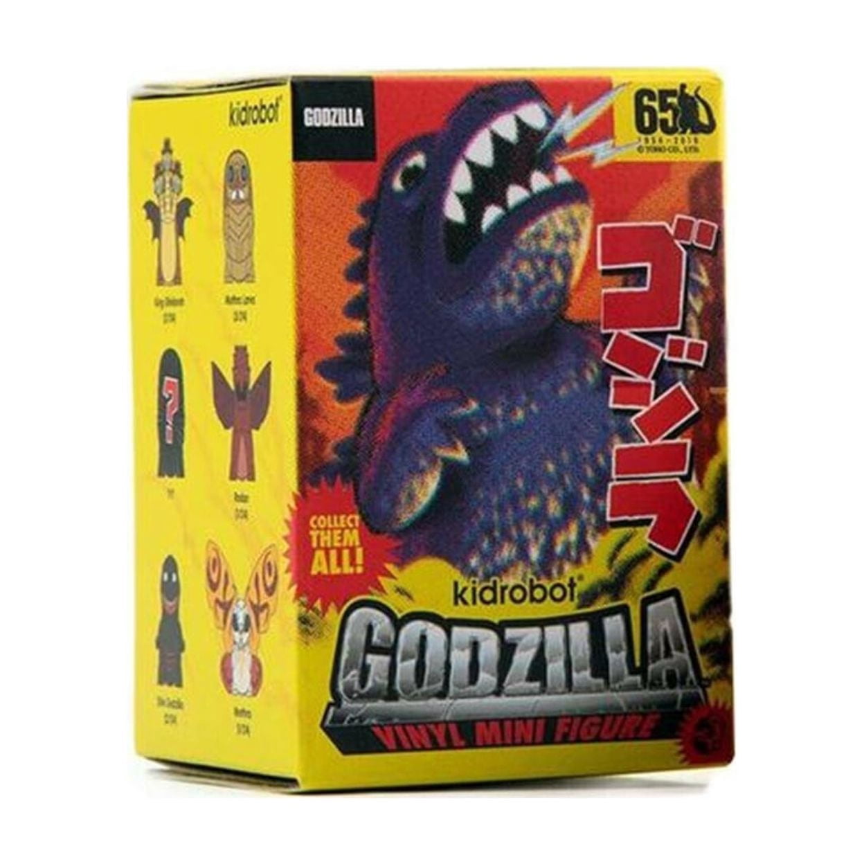 Kidrobot Collectible Vinyl Figures, Multicolor Godzilla King of