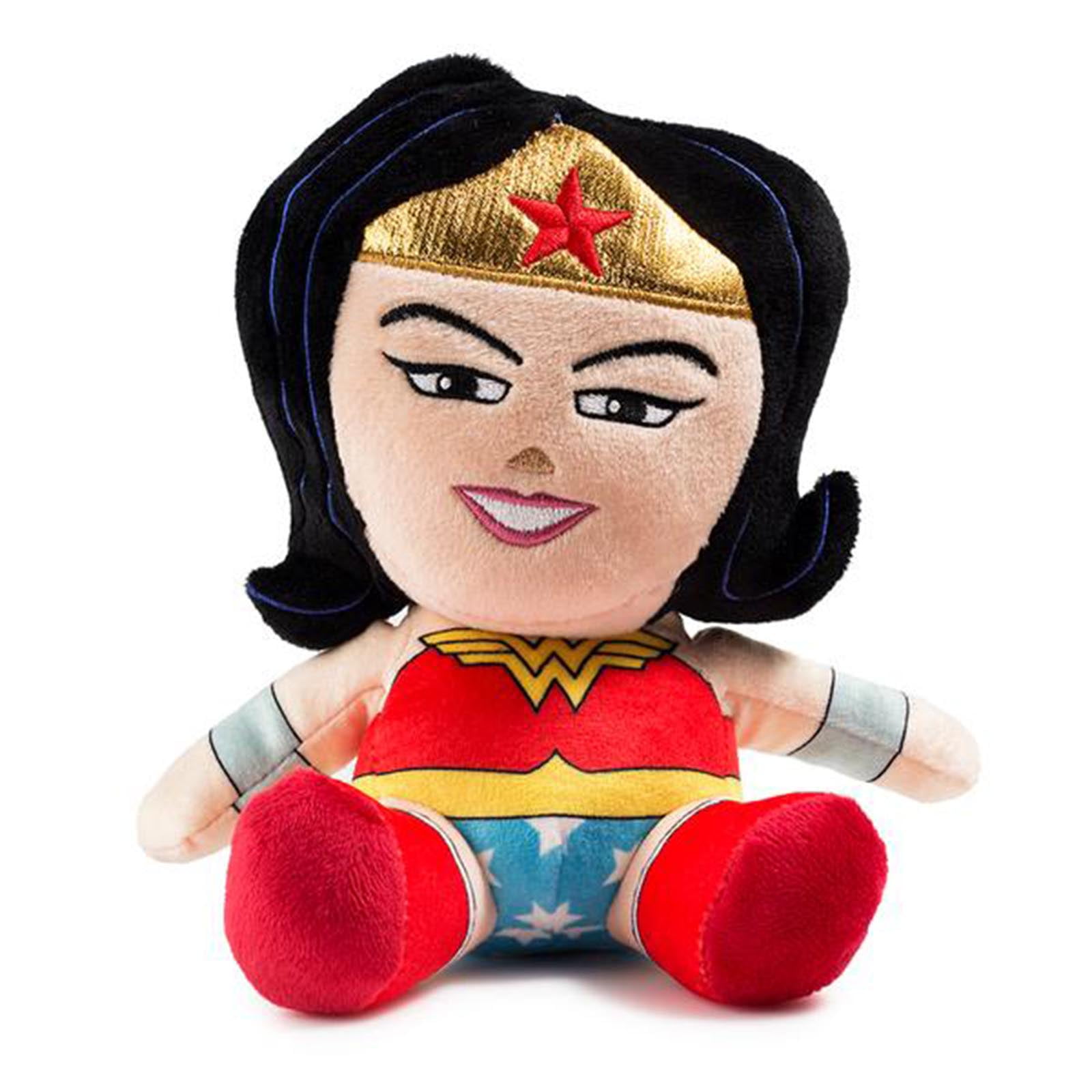 Rubie's Kidrobot Wonder Woman Plüschfigur – 20 Cm, Offizielles DC-Comics-Lizenzprodukt, Weicher Plüsch