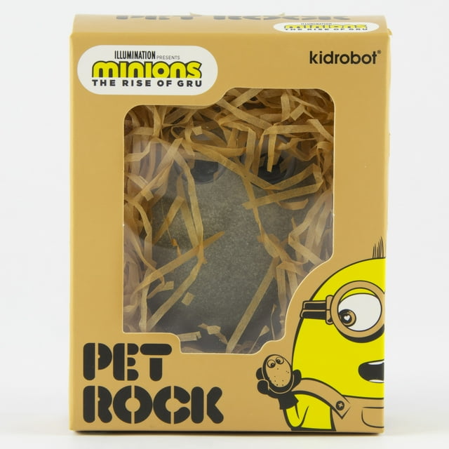 Kidrobot Minions: The Rise Of Gru Pet Rock with Pet Care Guidebook (2.5 ...