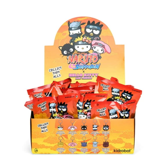 Kidrobot Naruto Shippuden Vinyl Keychain, Multicolor