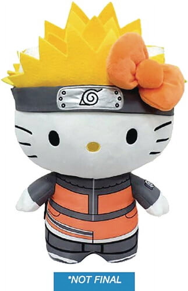 ナルト 疾風伝 Xハローキティ フレンズ うちはイタチXバッドばつ丸 ぬいぐるみ Naruto Shippuden X Hello Kitty And Friends Badtz-Maru Itachi