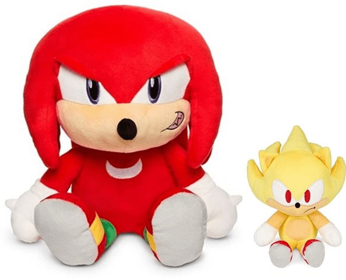 Sonic the Hedgehog 7 Inch Sonic, Shadow, Knuckles and Tails Stuffed Plush  Toy Set of 4 