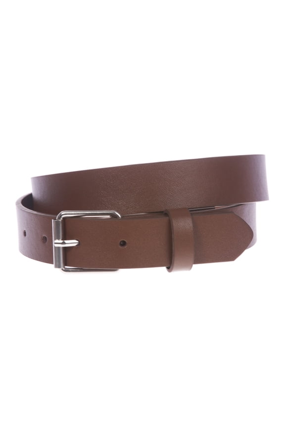 Kids 1" Snap On Plain Leather Belt