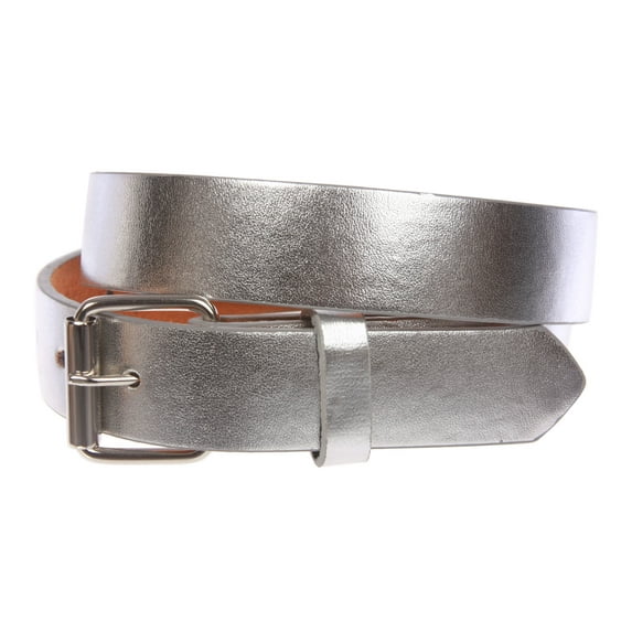 Kids 1" Snap On Plain Leather Belt