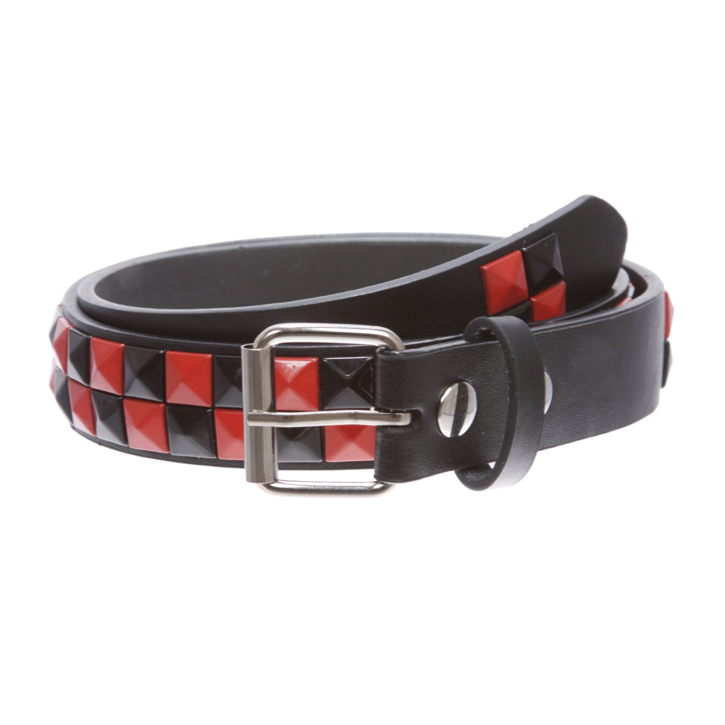 小物 little willowman studs Leather Belt LW studs Leather Belt (black) | LittleWillow