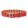 thumbnail image 1 of Kids 1" Snap On Two Row Grommets Leather Jean Belt, 1 of 1