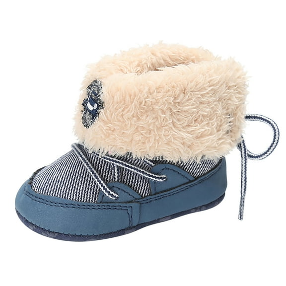 Kids' $10 Under Infant Baby Boys Girls Slippers Cozy Fleece Booties Soft Bottom Warm Cartoon Socks Newborn Crib Shoes Save Big