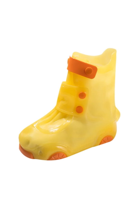 Kids' $10 Under Rain Boots with Easy-On Handles in Fun Patterns for Toddlers and Kids Children's Shoes Cover Save Big