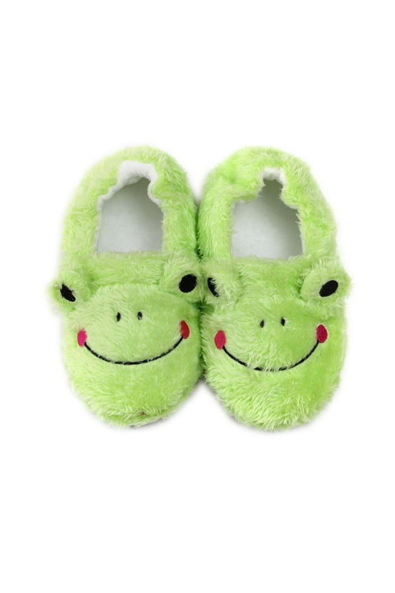 Kids' $10 Under Toddler Boys Girls Cute Slippers Fluffy Fuzzy Winter Warm Slippers Cartoon Animal Plush Indoor House Slip-on Shoes Save Big